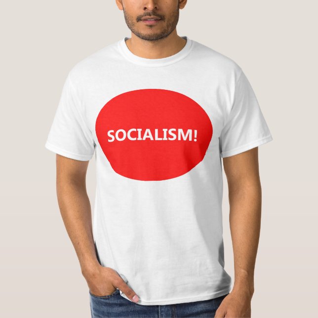 Camiseta T-shirt do socialismo (Frente)