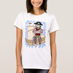 Camiseta t-shirt do Sock Monkey Pirate