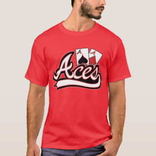 Camiseta T-shirt do softball dos áss