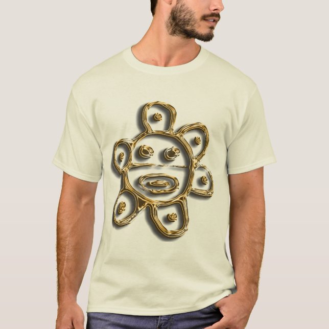 Camiseta T-shirt do sol de Taino (Frente)