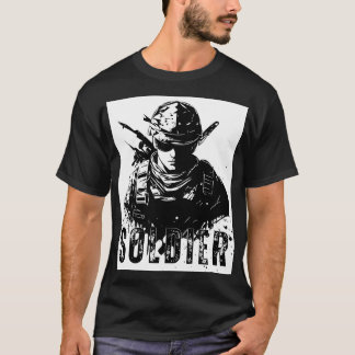 Camiseta t-shirt do soldado