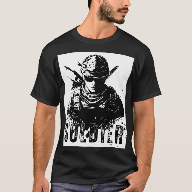 Camiseta t-shirt do soldado (Frente)