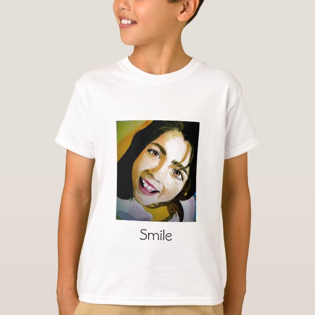 Camiseta T-shirt do sorriso (Frente)