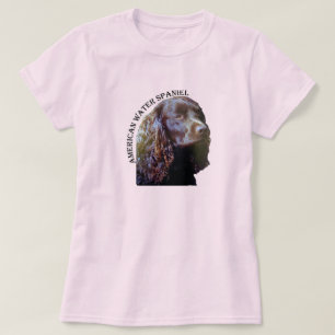 Camiseta T-shirt do Spaniel de água americana