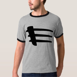 Camiseta T-shirt do Strake do lado do fogo cruzado de