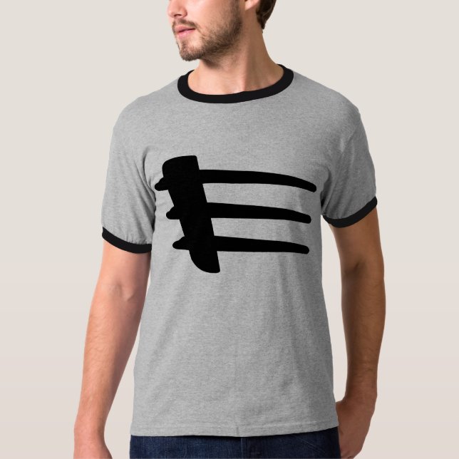 Camiseta T-shirt do Strake do lado do fogo cruzado de (Frente)