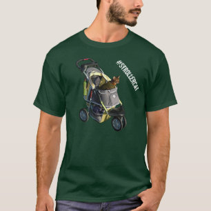 Camiseta T-shirt do #Strollercat