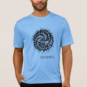 Camiseta T-shirt do Succulent do polyphylla do aloés