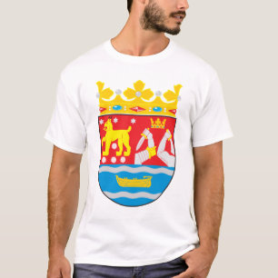 Camiseta T-shirt do sul da brasão de Finlandia