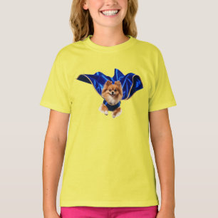 Camiseta T-Shirt do Super-Herói Pomerano
