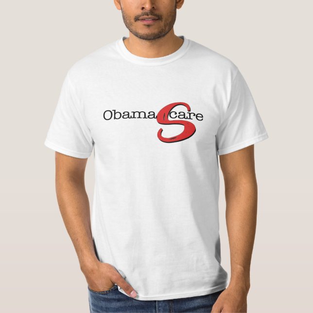 Camiseta T-shirt do susto de Obama (Frente)