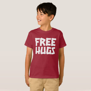 Camiseta T-shirt do Tagless Hanes dos miúdos livres dos