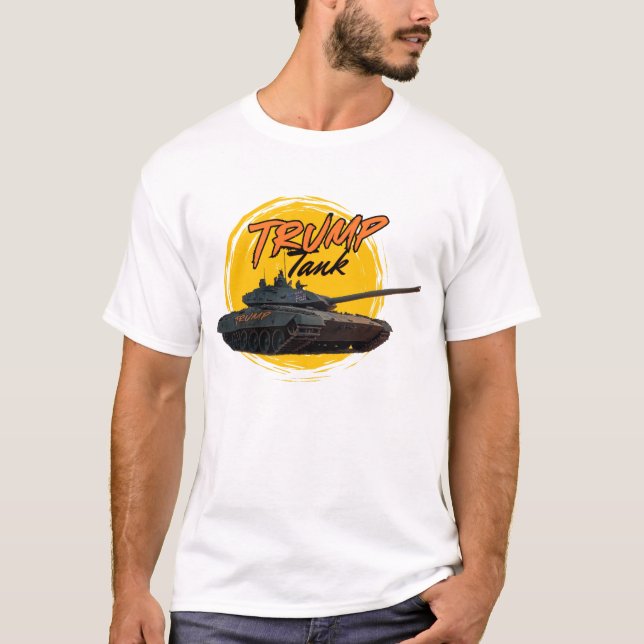 Camiseta T-shirt do Tanque de Trump (Frente)