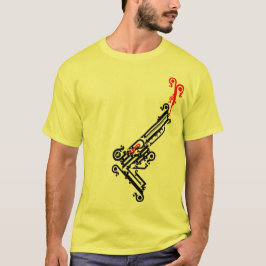 Camiseta T-shirt do tatuagem da arma