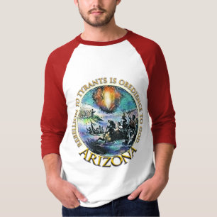 Camiseta T-shirt do tea party da arizona