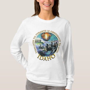 Camiseta T-shirt do tea party de Idaho