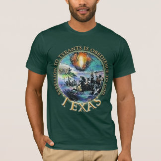 Camiseta T-shirt do tea party de Texas