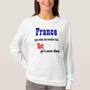 Camiseta T-shirt do tempo de France