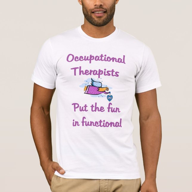 Camiseta T-shirt do terapeuta ocupacional (Frente)