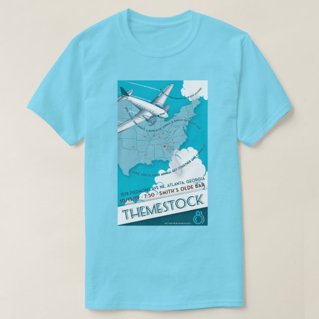 Camiseta T-shirt do Themestock 8 (Frente do Design)