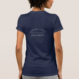 Camiseta T-shirt do tiro ao arco do SSU das mulheres