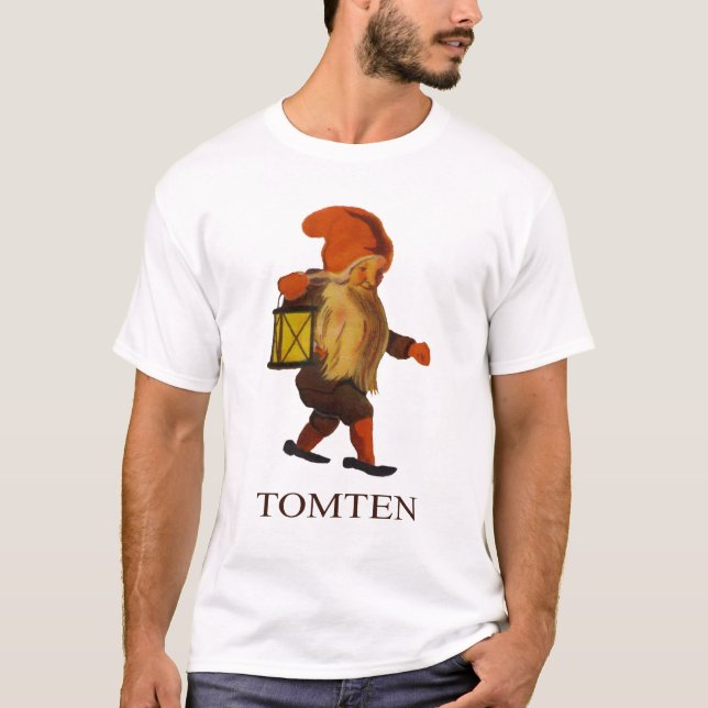 Camiseta T-shirt do Tomten dos homens (Frente)