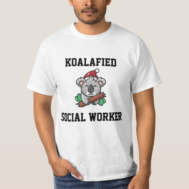 Camiseta T-Shirt do Trabalhador Social Koalafied (Frente)