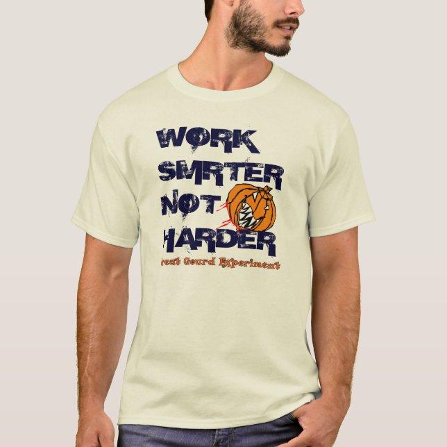 Camiseta T-shirt do trabalho SMRTER (Frente)