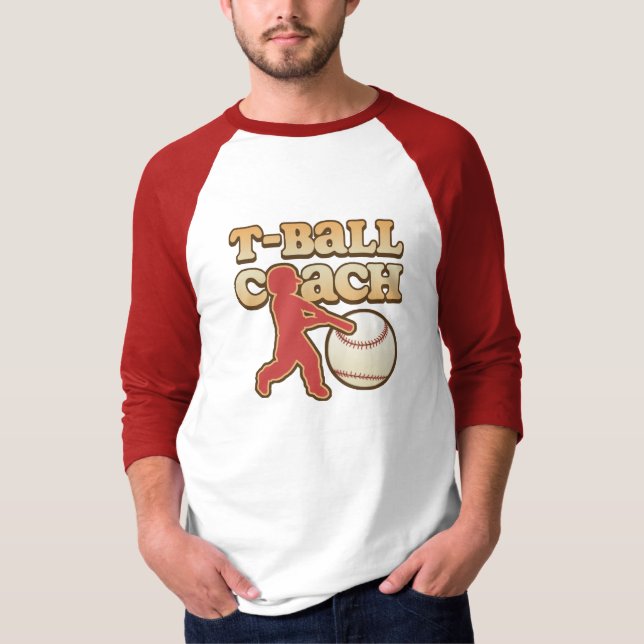Camiseta T-shirt do treinador do T-Ball (Frente)