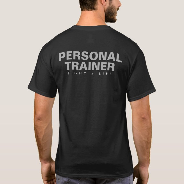 Camiseta T-Shirt do Treinador Pessoal (Verso)