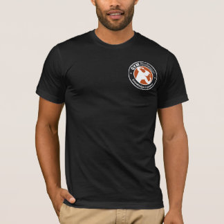 Camiseta T-shirt do treinamento dos homens (preto)