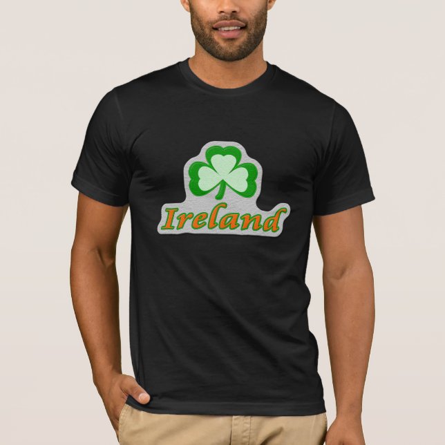 Camiseta T-shirt do trevo de Ireland (Frente)