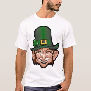 Camiseta T-shirt do trevo do Leprechaun