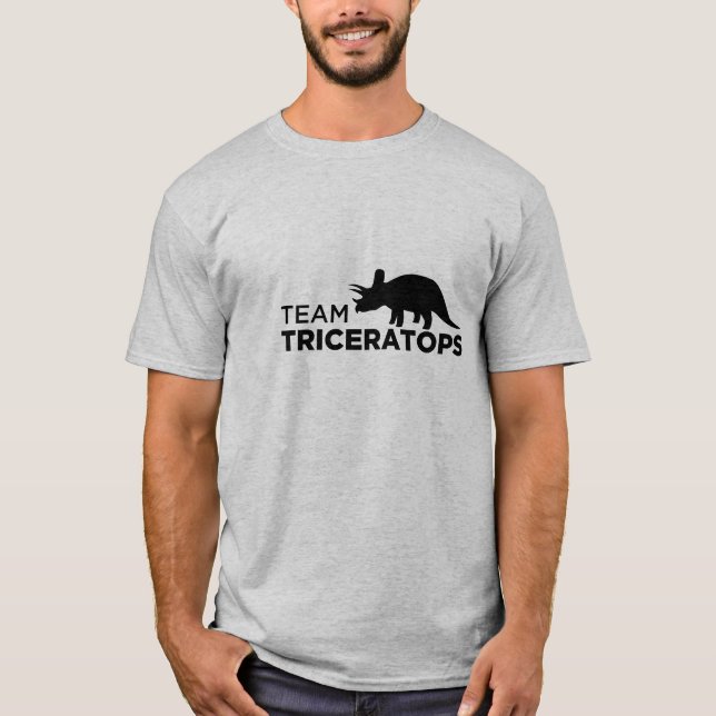Camiseta T-shirt do Triceratops da equipe (Frente)