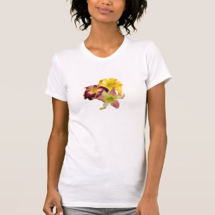 Camiseta T-shirt do trio do hemerocallis
