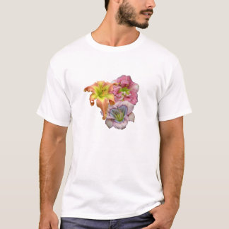 Camiseta T-shirt do trio do hemerocallis