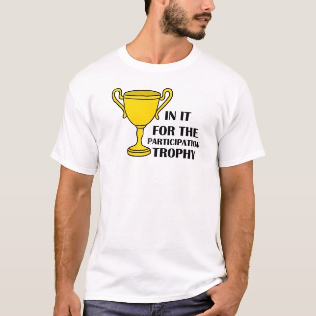 Camiseta T-shirt do troféu da participação (Frente)