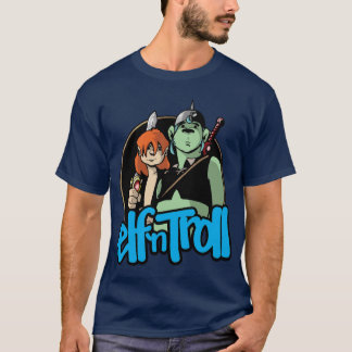 Camiseta T-shirt do TROLL do ` n do duende