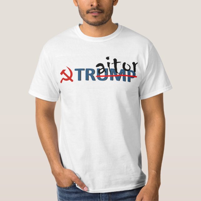 Camiseta T-shirt do trunfo do traidor (Frente)