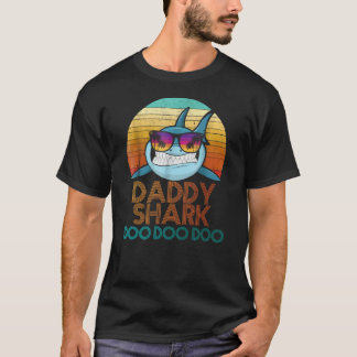 Camiseta T-shirt do tubarão do pai. T de Doo Doo Doo