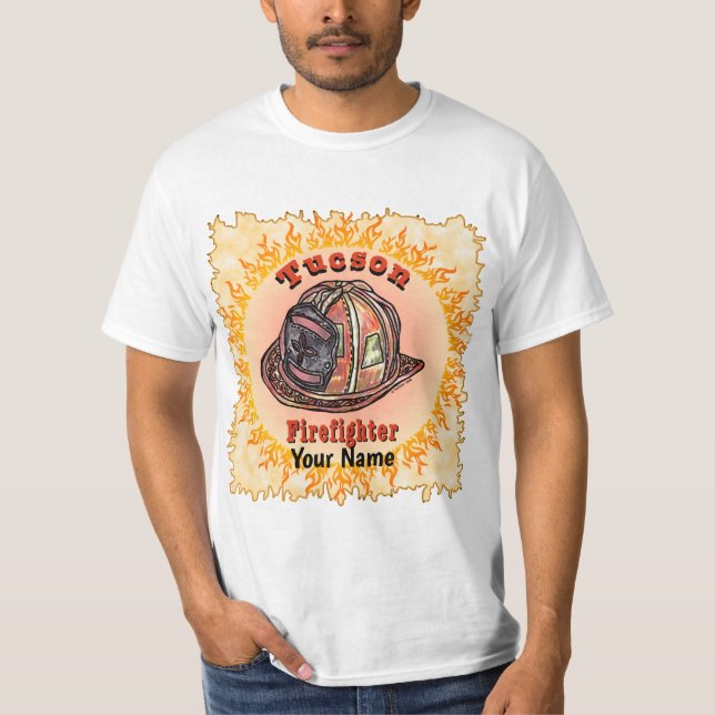 Camiseta t-shirt do Tucson Firefighter (Frente)