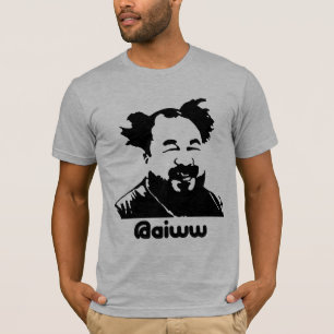 Camiseta T-shirt do Twitter do @aiww do Ai Weiwei