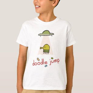 Camiseta T-shirt do UFO do salto do Doodle