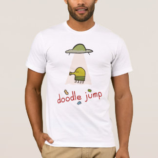 Camiseta T-shirt do UFO do salto do Doodle