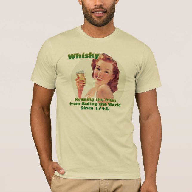 Camiseta T-shirt do uísque (Frente)