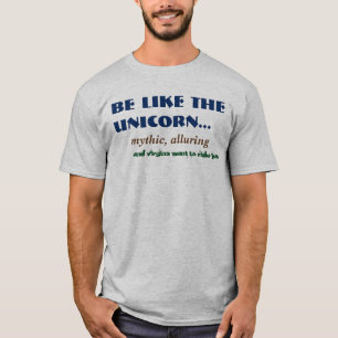 Camiseta T-shirt do Unicorn Virgin Piada Mens