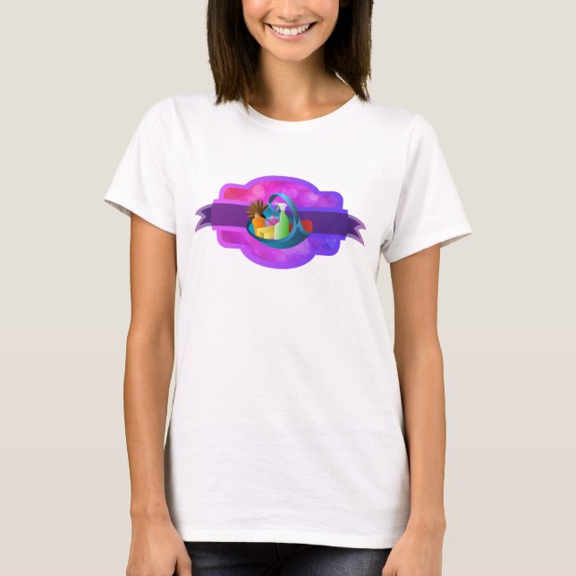 Camiseta T-shirt do uniforme da limpeza da casa (Frente)