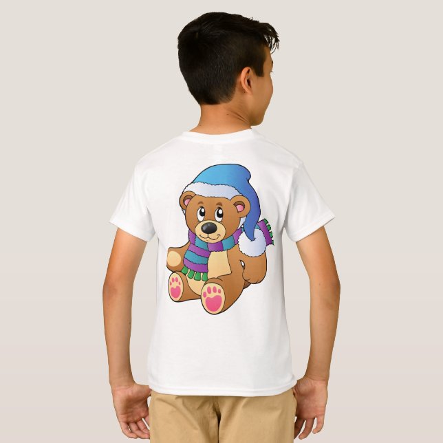 Camiseta t-shirt do ursinho (Parte Traseira Completa)