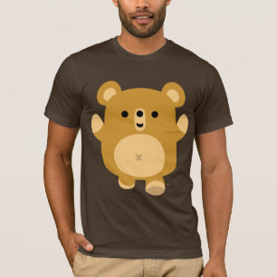 Camiseta T-shirt do Urso Afetado por Uma Boca Fresca