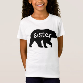 Camiseta T-shirt do urso da irmã